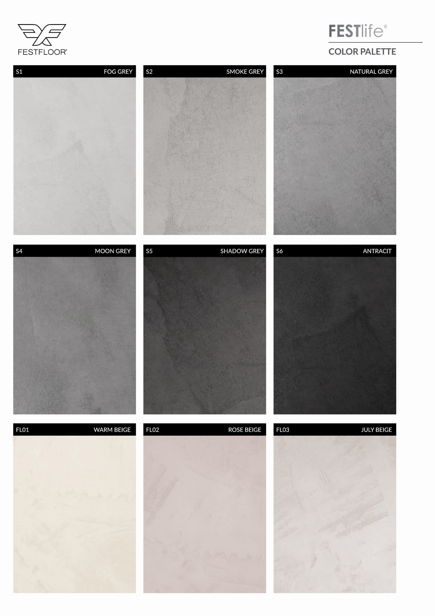 Kit for microcement floor with super hard sealer - 10 M²