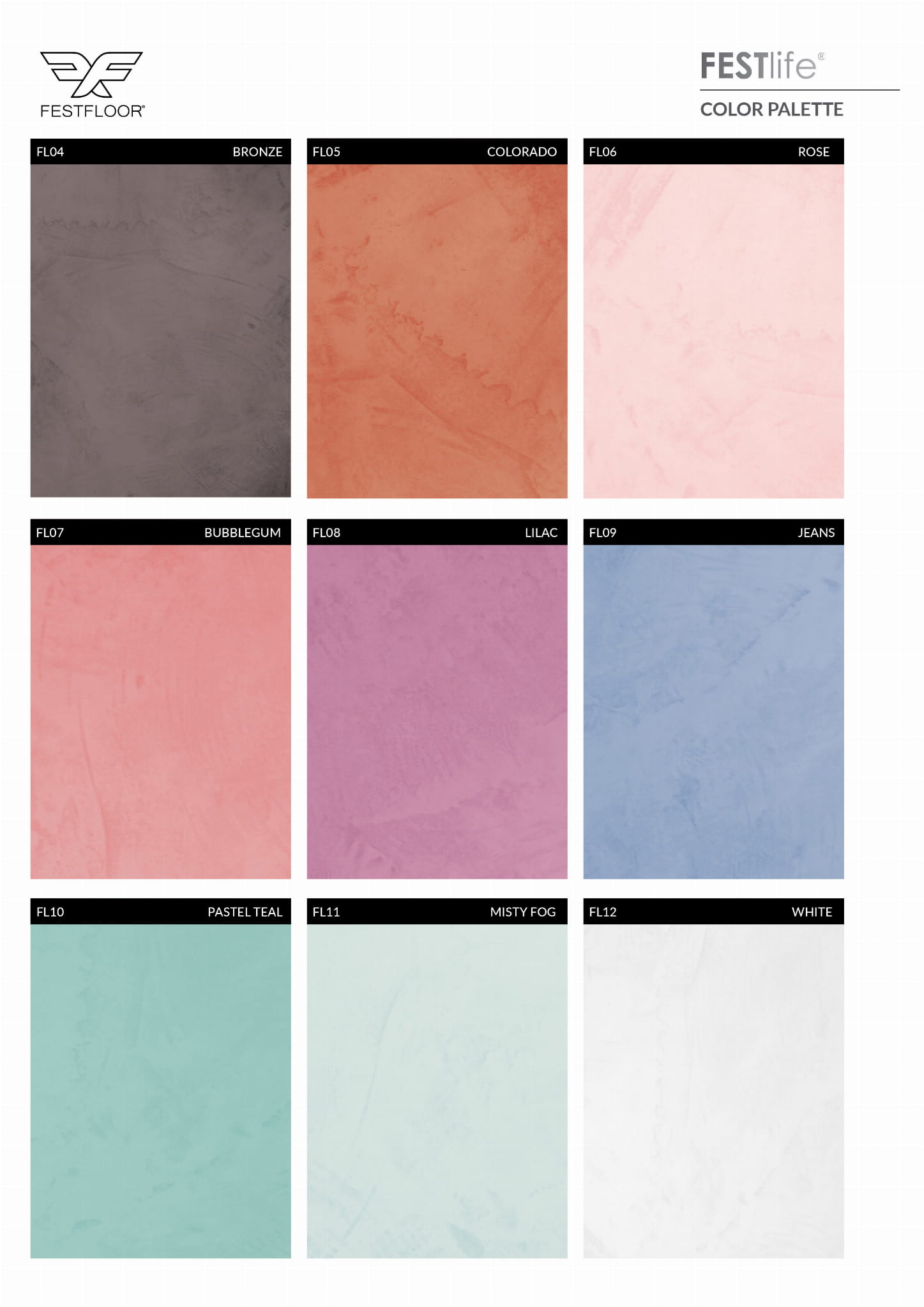 Kit for microcement floor with super hard sealer - 10 M²