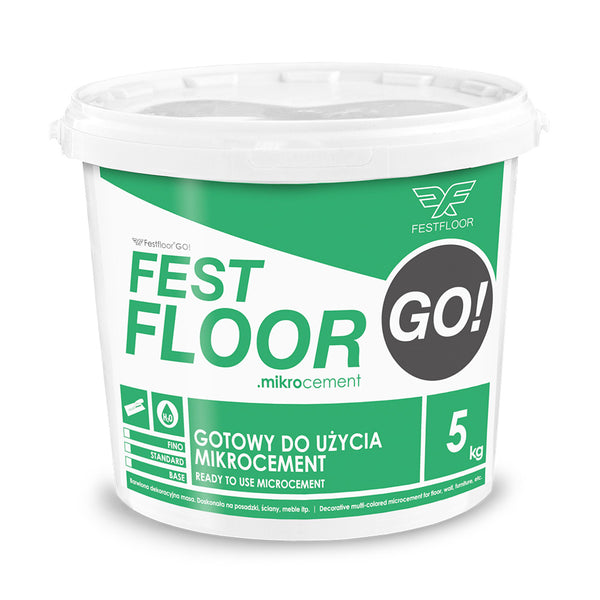 FESTFLOOR GO! 5 kg - ready-to-use microcement
