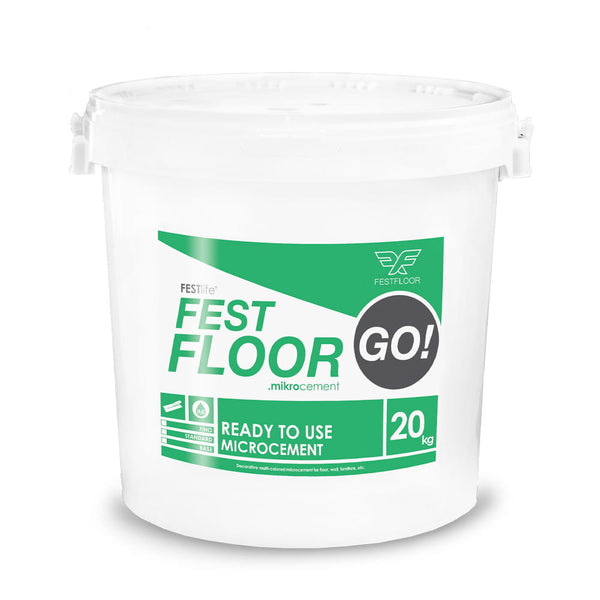 FESTFLOOR GO! 20 kg - ready-to-use microcement