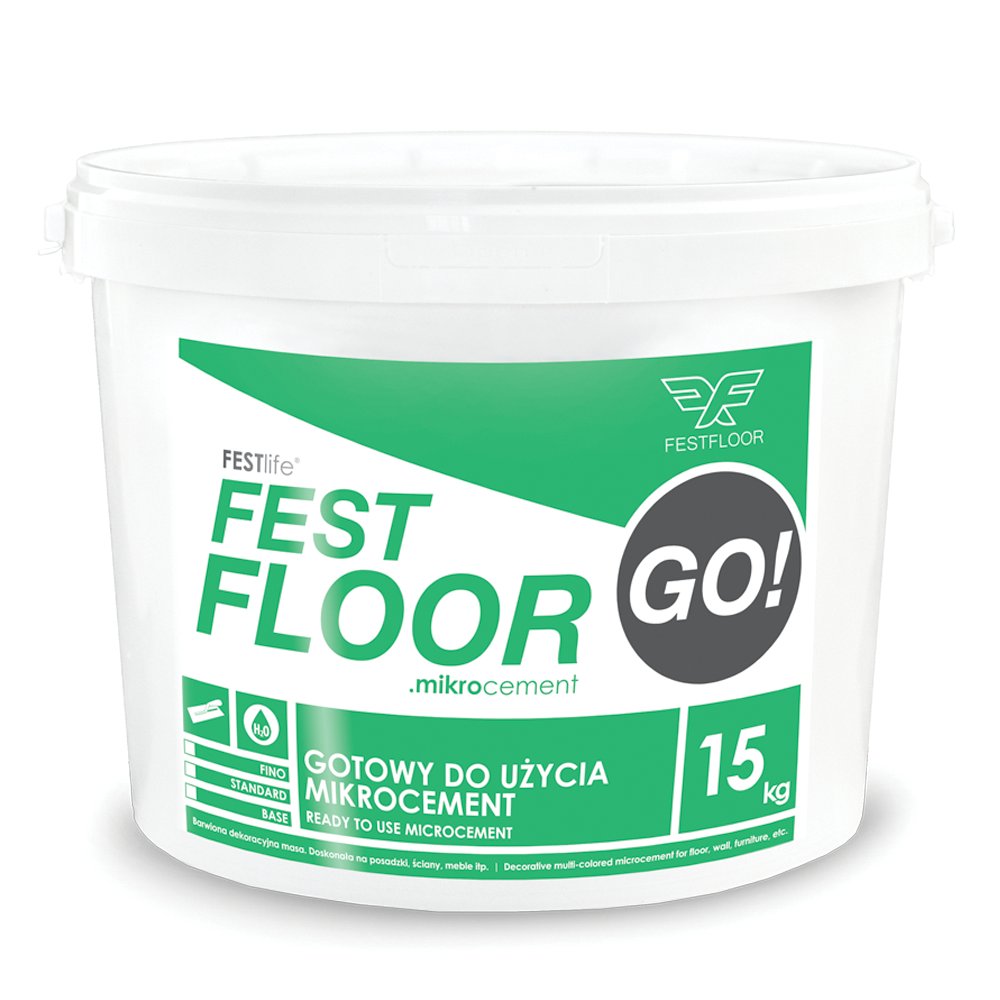 Kit FESTFLOOR GO! Basic microcement - 10 m²