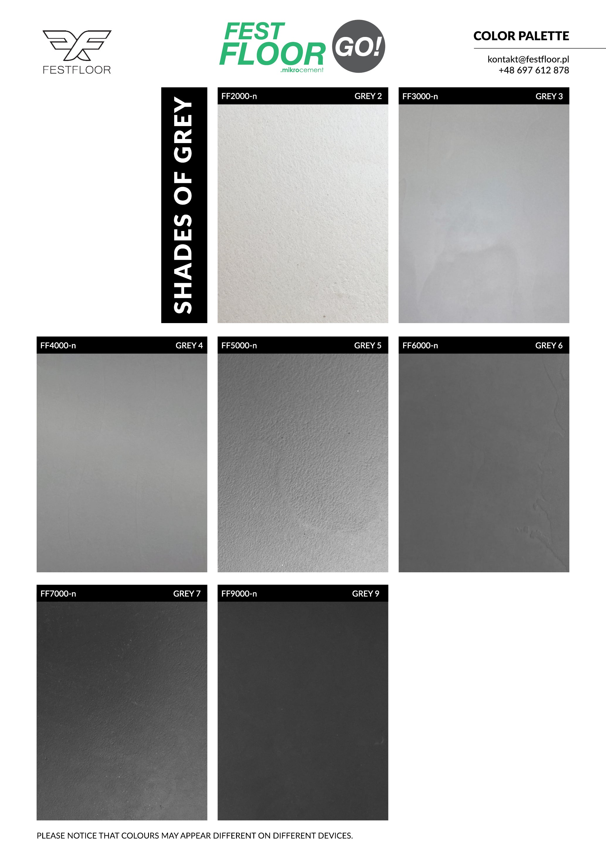 Kit FESTFLOOR GO! Basic microcement - 10 m²